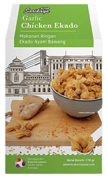 Ekado Ayam Bawang (Garlic Chicken Ekado)
